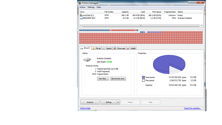 Disk Defragmenter - Open and Use-defragresults.png