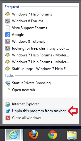 Internet Explorer 10 - Install or Uninstall in Windows 7-unpin.jpg