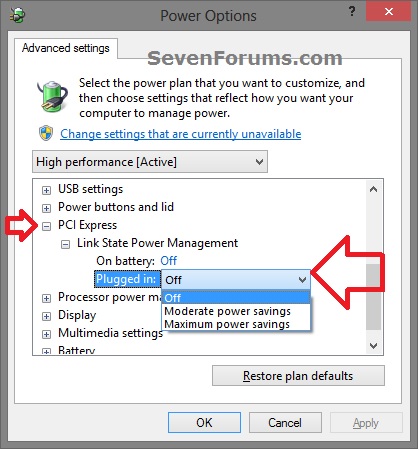 PCIe Link State Power Management - Turn On or Off in Windows-advanced_power_options.jpg