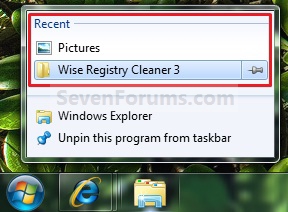 Recent Items - Turn On or Off-taskbar.jpg