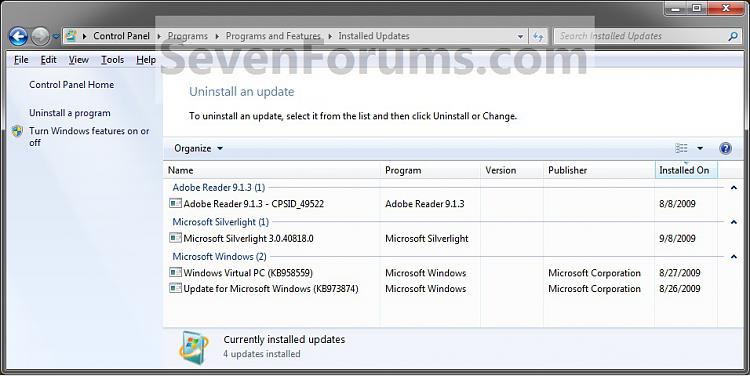 Windows Update - Uninstall an Update-step3.jpg