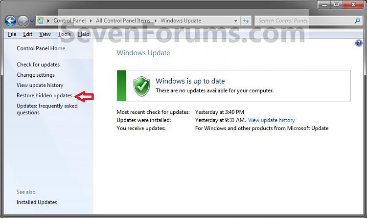 Windows Update - Hide or Restore Hidden Updates-restore.jpg