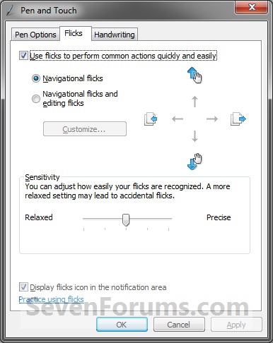Pen and Touch Settings - Create Shortcut-flicks.jpg