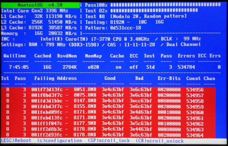 RAM Test with Memtest86 Windows 10 Forums
