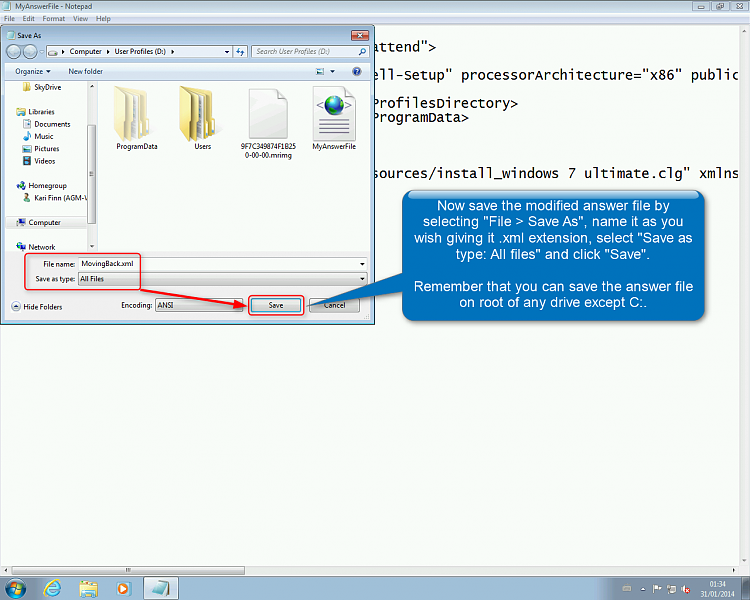 Windows 7 Image - Customize in Audit Mode with Sysprep-moving_folders_back_to_c_4.png