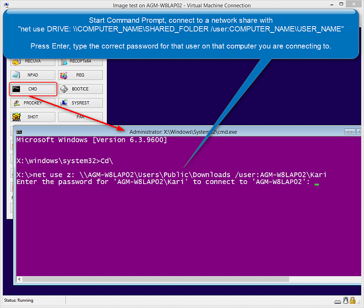 Windows 7 Image - Customize in Audit Mode with Sysprep-connect_network_share.png