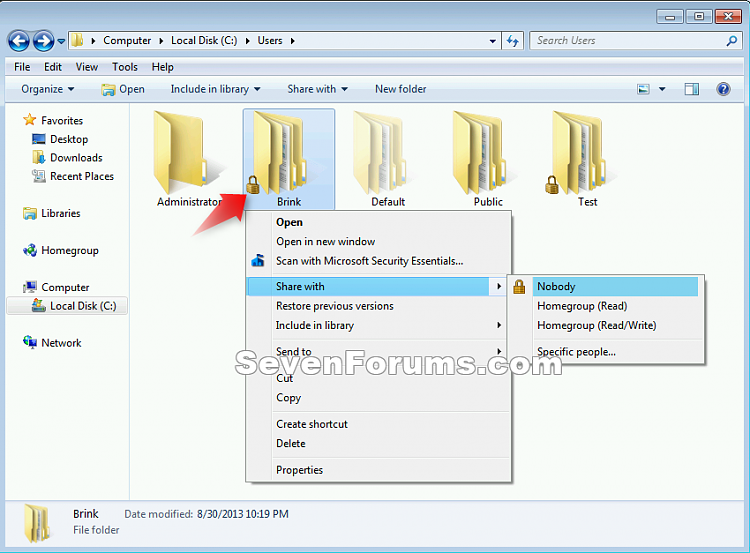 Lock Icon on Files and Folders - Remove in Windows 7-lock_icon_on_folder.png