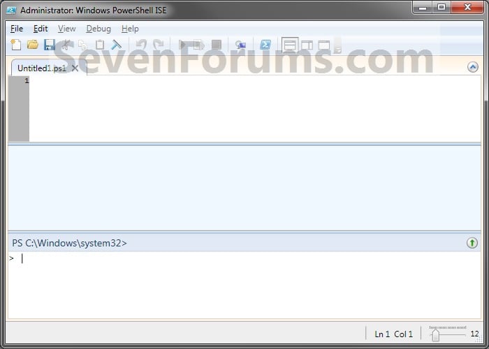 Windows PowerShell Integrated System Environment (ISE)-powershell_ise_admin.jpg