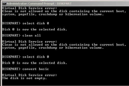 Disk - Clean and Clean All with Diskpart Command-error-snip.png
