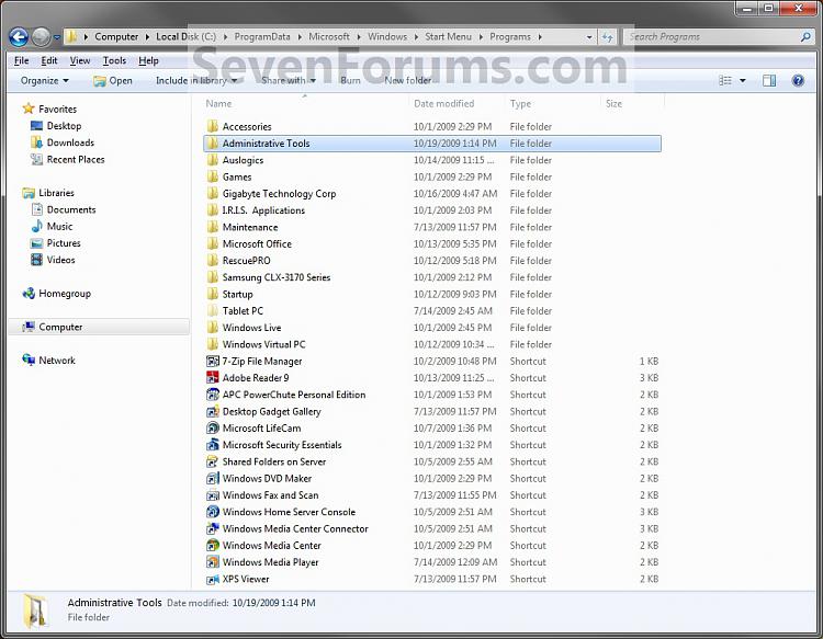 Administrative Tools - Restore Shortcuts-step3.jpg