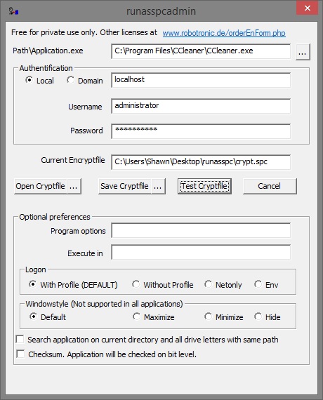 Elevated Program Shortcut - Create for Standard User-runasspcadmin.jpg