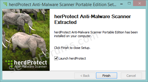 herdProtect: Malware Detection-herdscrn03b-launch-.png