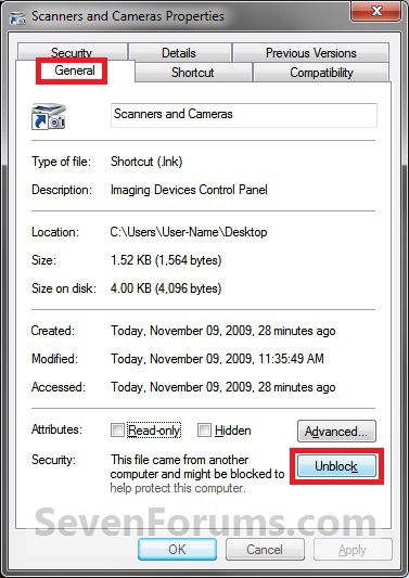 Scanners and Cameras Shortcut - Create-unblock.jpg