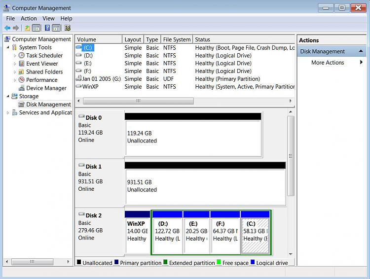 SSD - Install and Transfer the Operating System-2015-6-7_disk-management.jpg