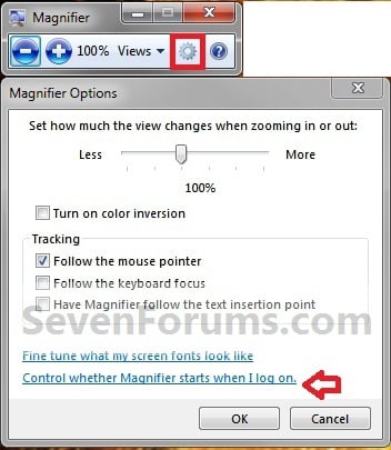 How to Disable Magnifier on Windows 7 Startup