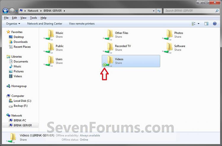 Offline Files - Make Files or Folders Available Offline-available2.jpg