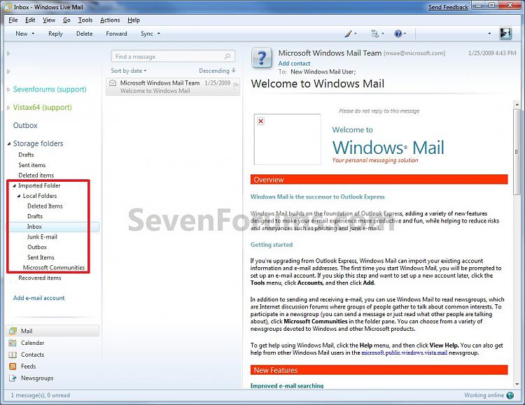 Windows Live Mail - Import Windows Mail Messages-step7.jpg