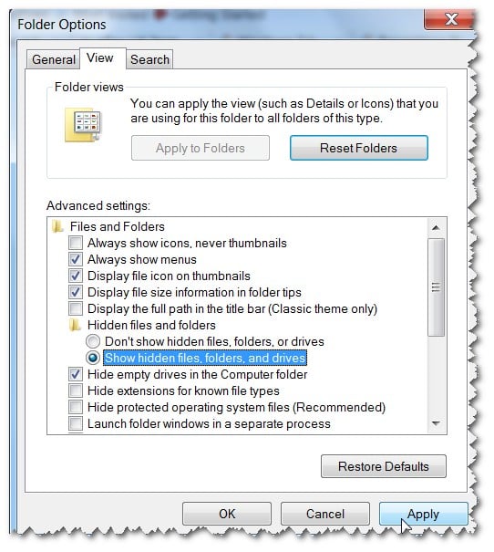 Backup Complete Computer - Create an Image Backup-folder-options-2010-01-07_202455.jpg
