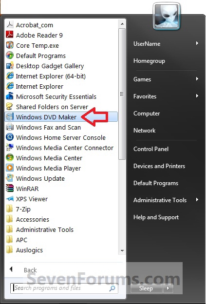 Windows DVD Maker - How to Use-step1.jpg
