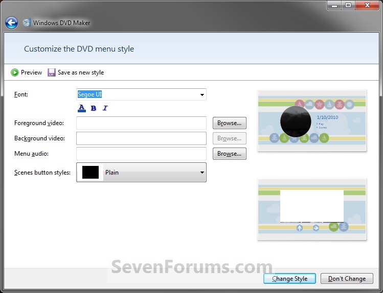 Windows DVD Maker - How to Use-customize_menu.jpg