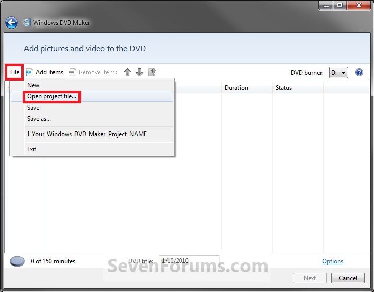 Windows DVD Maker - How to Use-stepa.jpg