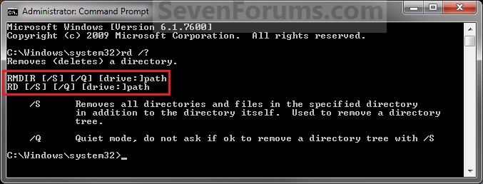 Folder - Delete from Command Prompt-about_rd_rmdir.jpg