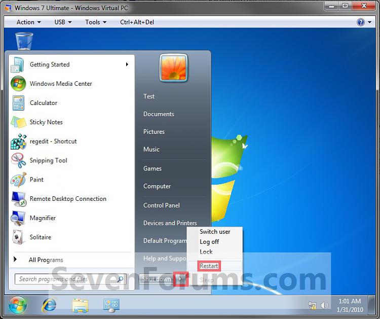 Windows Virtual PC - Boot from a CD in Virtual Machine-restart.jpg