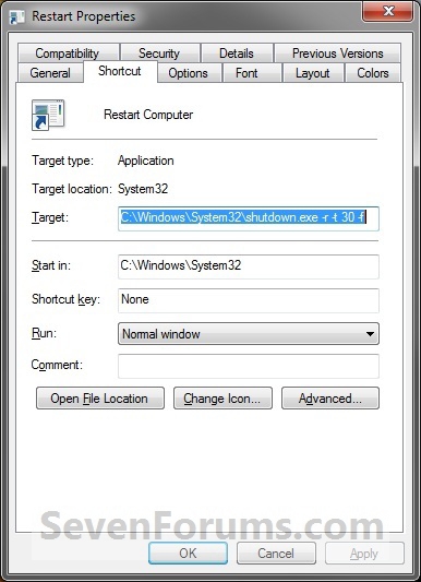 Restart Computer Shortcut - Create-restart3.jpg