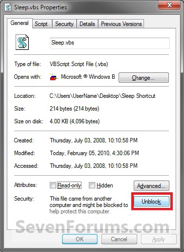 Sleep Shortcut - Create-unblock_vbs.jpg