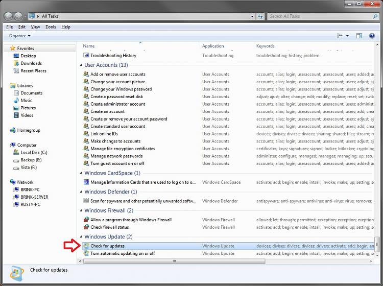 Windows Update Shortcut - Create in Windows 7-all_tasks.jpg