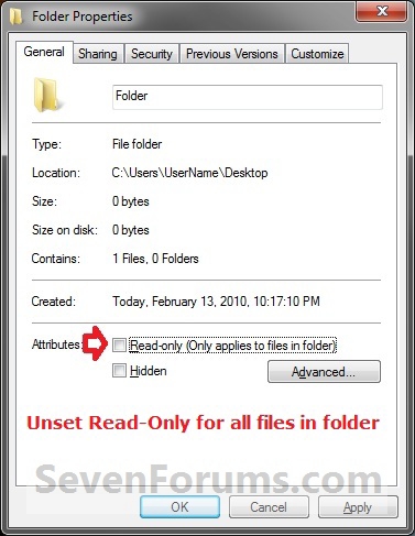 Read-only File and Folder Attribute-step2.jpg