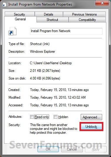 Install Program from Network Shortcut - Create-unblock.jpg