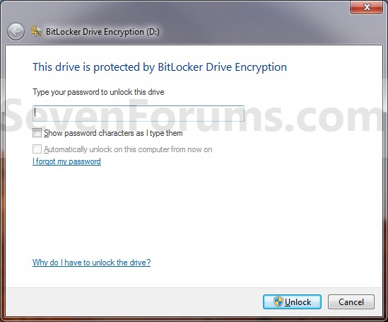Bitlocker Drive Encryption Internal Data Hard Drives Turn On Or Off Windows 10 Forums