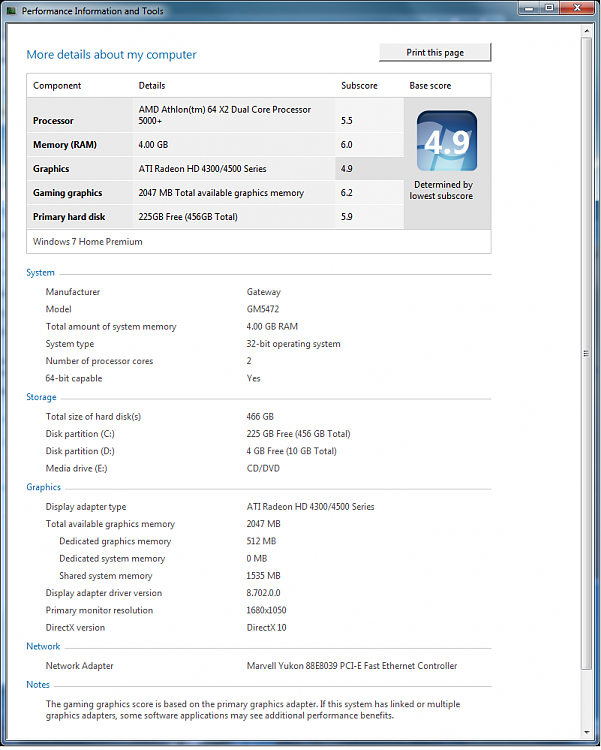 Windows Experience Index - Update or Refresh Score-wei.png