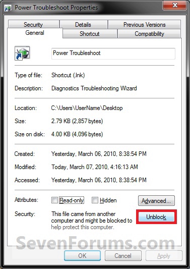 Power Troubleshoot Shortcut - Create-unblock.jpg