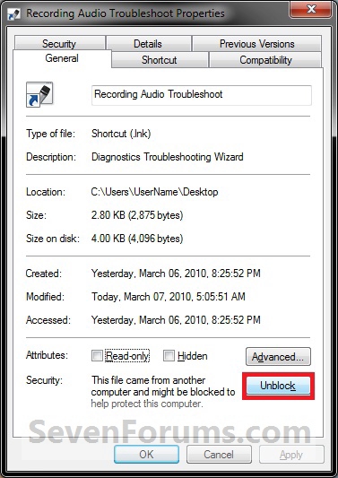 Recording Audio Troubleshoot Shortcut - Create-unblock.jpg