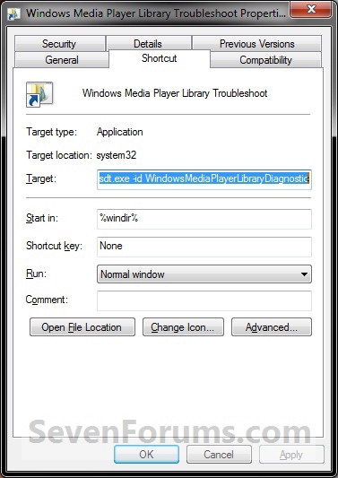 WMP Library Troubleshoot Shortcut - Create-step5.jpg
