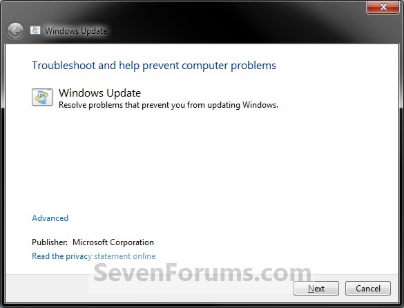Windows Update Troubleshoot Shortcut - Create-windows_update.jpg