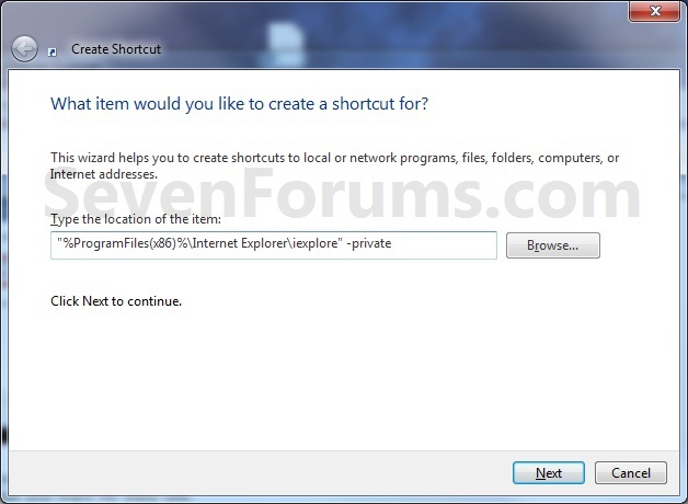 Internet Explorer InPrivate Browsing Shortcut-location2.jpg