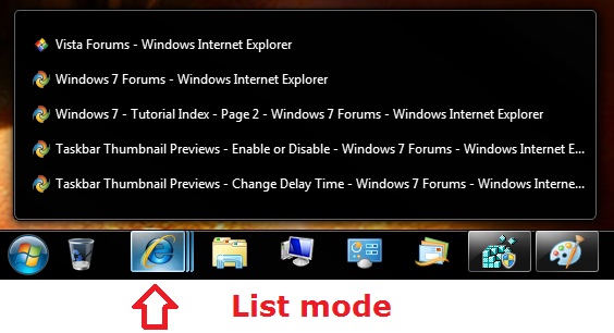 Taskbar List or Thumbnail Previews Mode - Change-list-mode.jpg