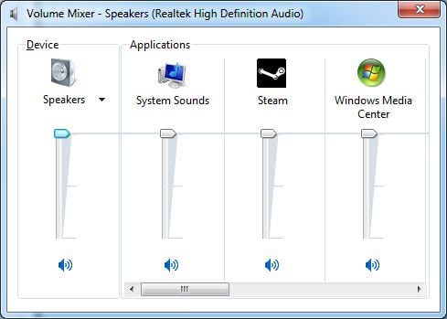 Windows Media Center - Mute-mixer.jpg