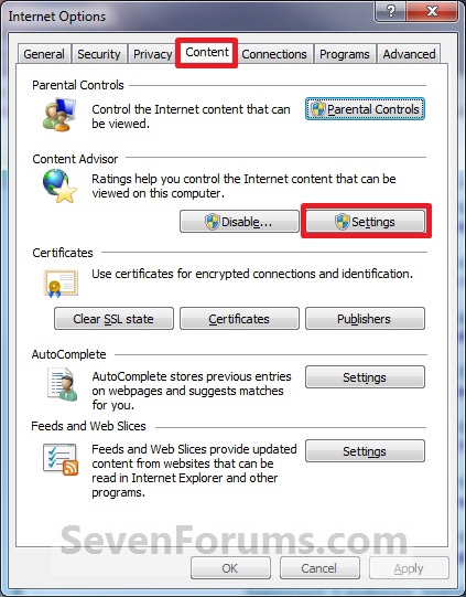 Internet Explorer Content Advisor - Reset or Change Password-settings1.jpg