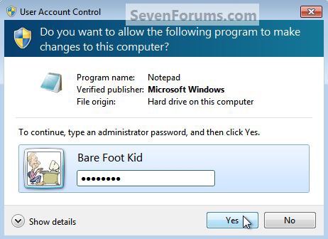 Hosts File : Use in Windows 7 / Vista-uac_notepad.jpg