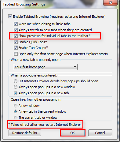 Internet Explorer Individual Taskbar Previews - Enable or Disable-2010-04-16_02590enable.png