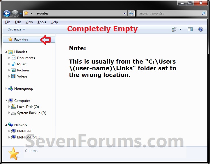 Favorites Empty in Navigation Pane - Fix-empty2.jpg