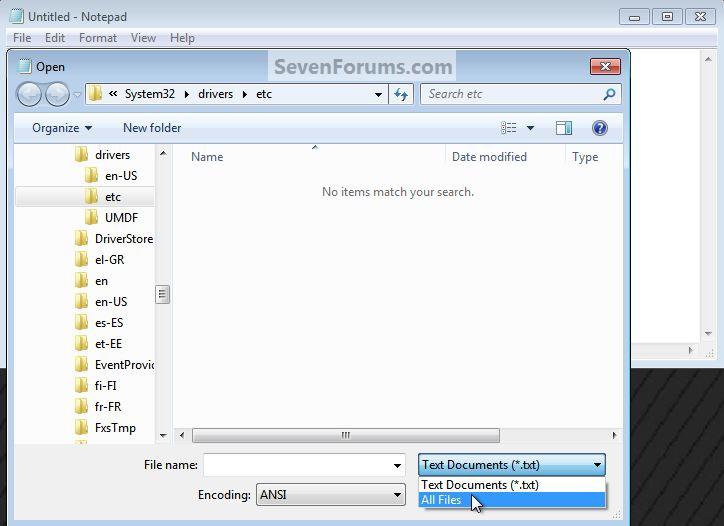 Hosts File : Use in Windows 7 / Vista-browse.jpg