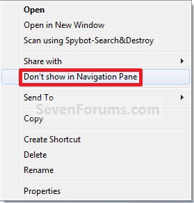 Library - Hide or Show in Navigation Pane-hide_context_menu.jpg