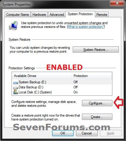 System Restore Configuration - Enable or Disable-enabled.jpg