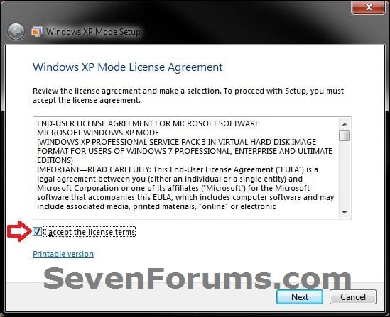 Windows XP Mode - Install and Setup-step1b.jpg