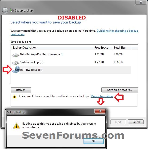 Backup to CD or DVD - Enable or Disable-disabled.jpg